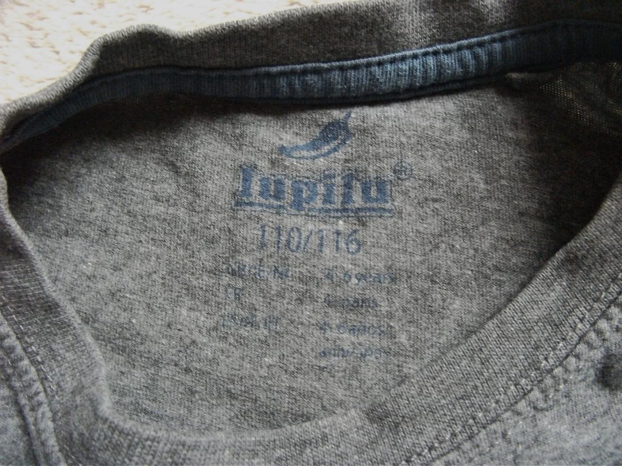 T-shirt cinza Lupilu 110/116 cm – photo 4